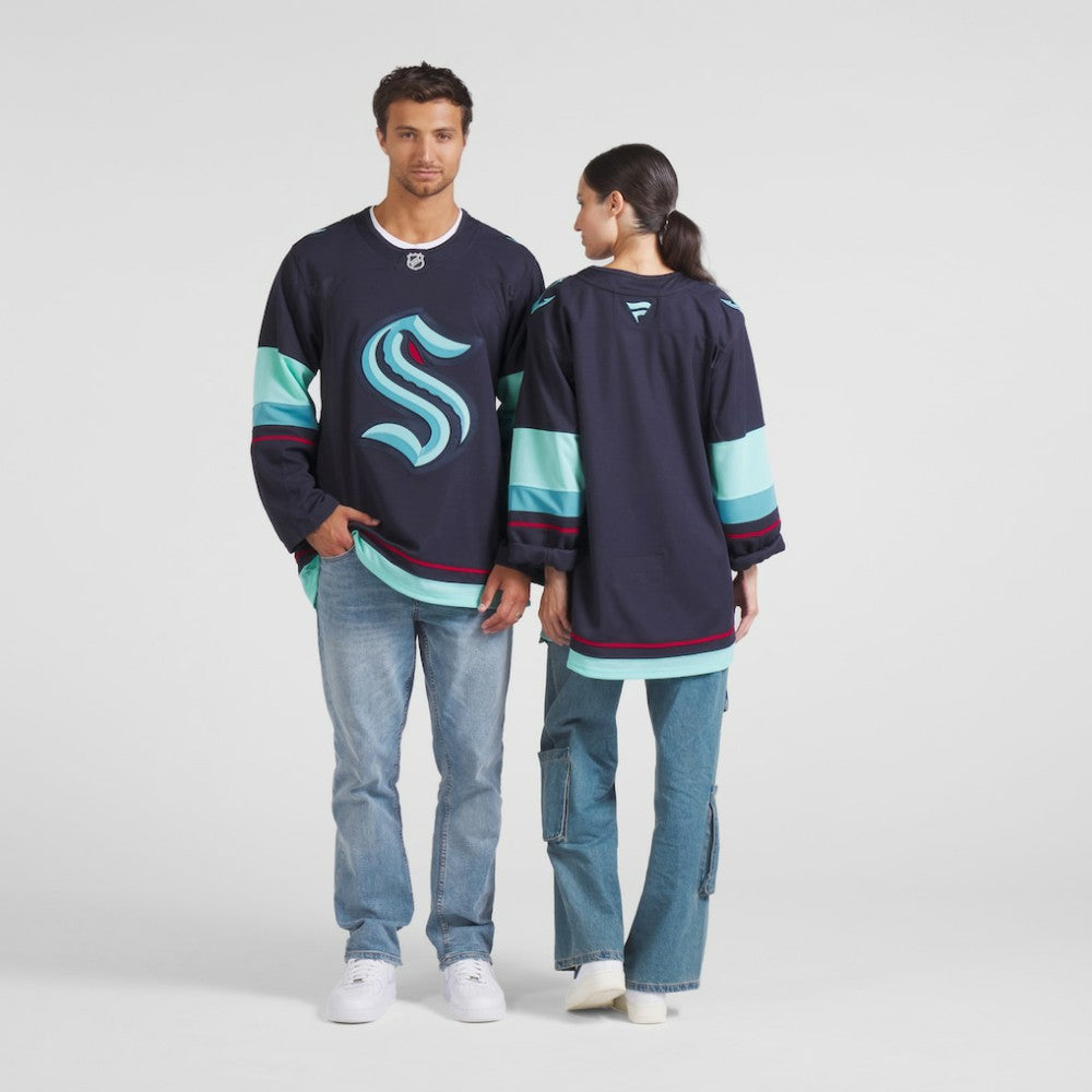 Seattle Kraken Fanatics Home Premium Jersey Deep Sea Blue