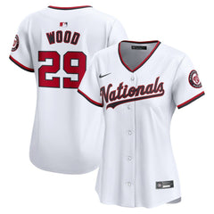James Wood Washington Nationals Women's Home Limited Player Jersey - White
