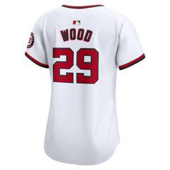 James Wood Washington Nationals Women's Home Limited Player Jersey - White