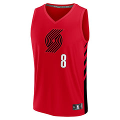 Deni Avdija Portland Trail Blazers Fast Break Player Jersey - Statement Edition - Red
