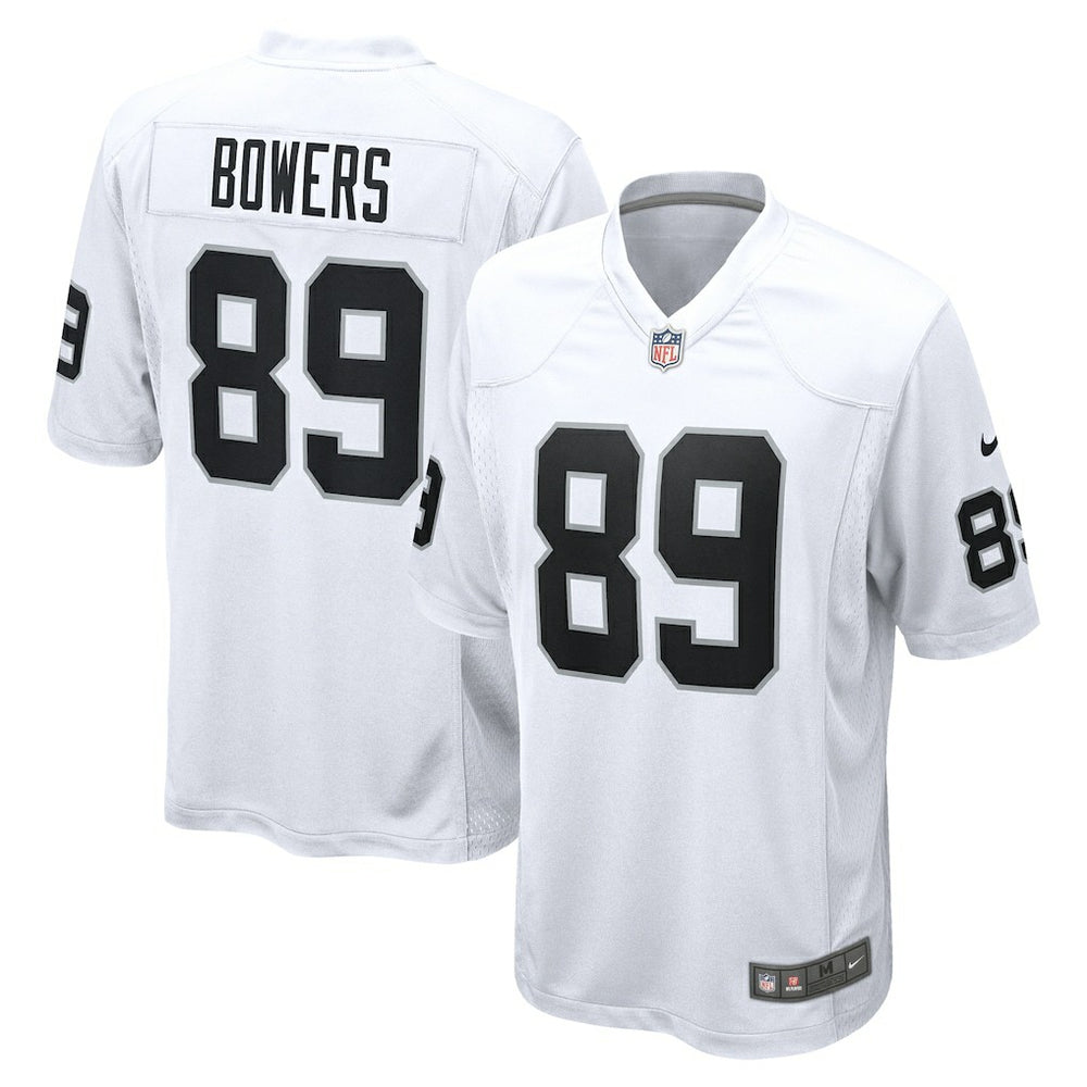 Brock Bowers Las Vegas Raiders Game Jersey - White