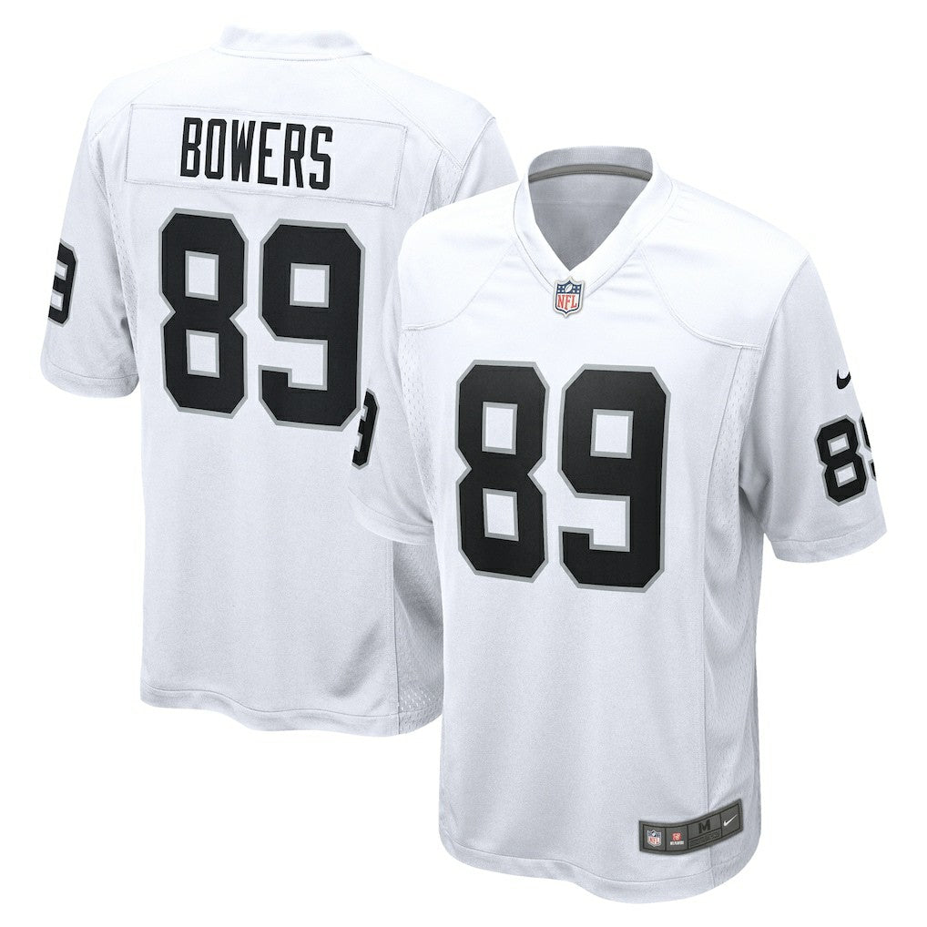 Brock Bowers Las Vegas Raiders Game Jersey - White