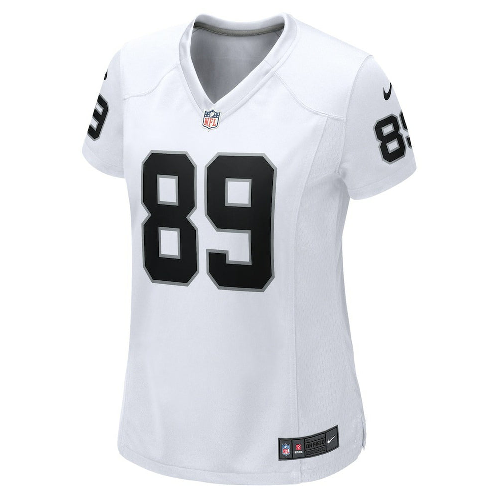 Brock Bowers Las Vegas Raiders Women's Game Jersey - White