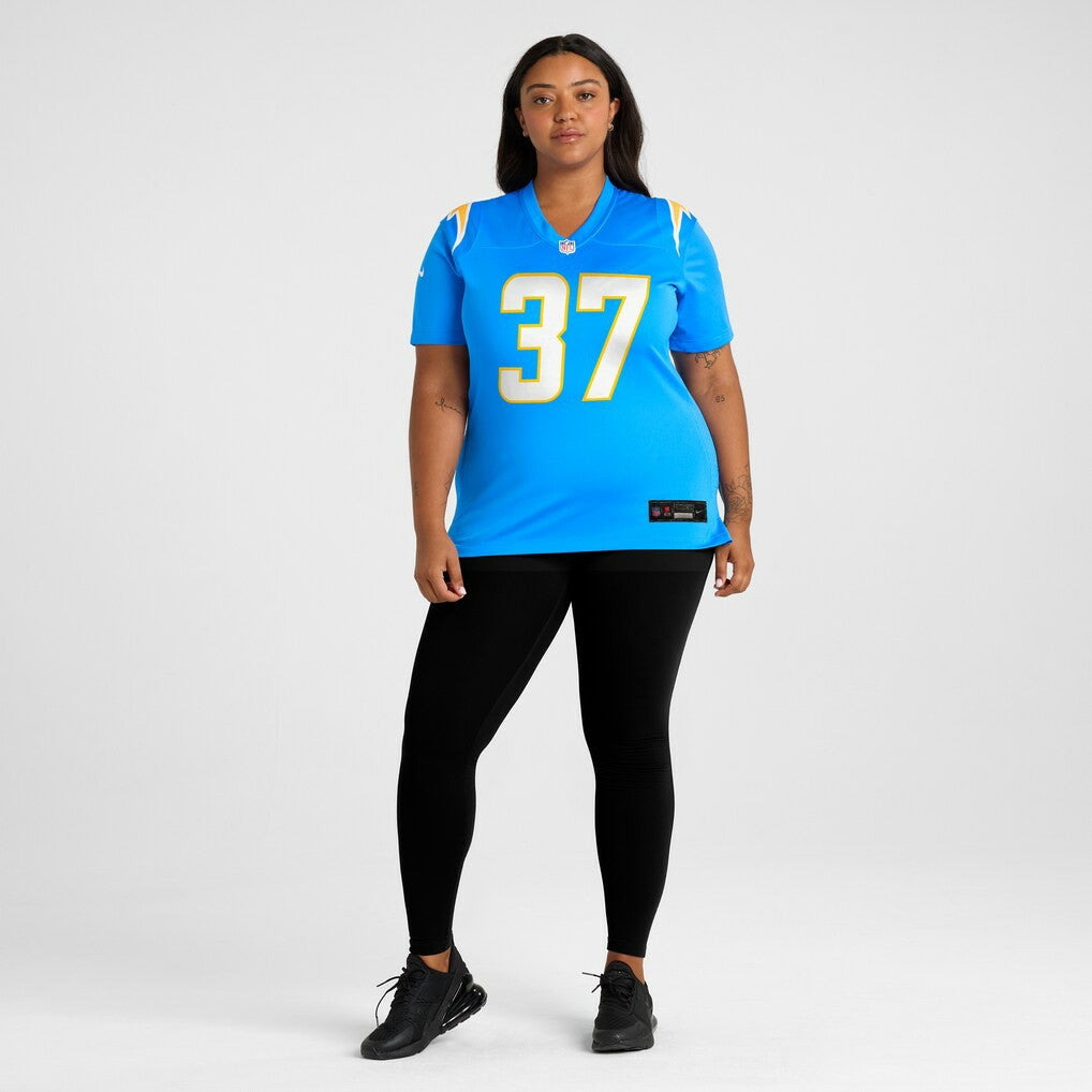 Tony Jefferson Los Angeles Chargers Women's Team Game Jersey - Powder Blue
