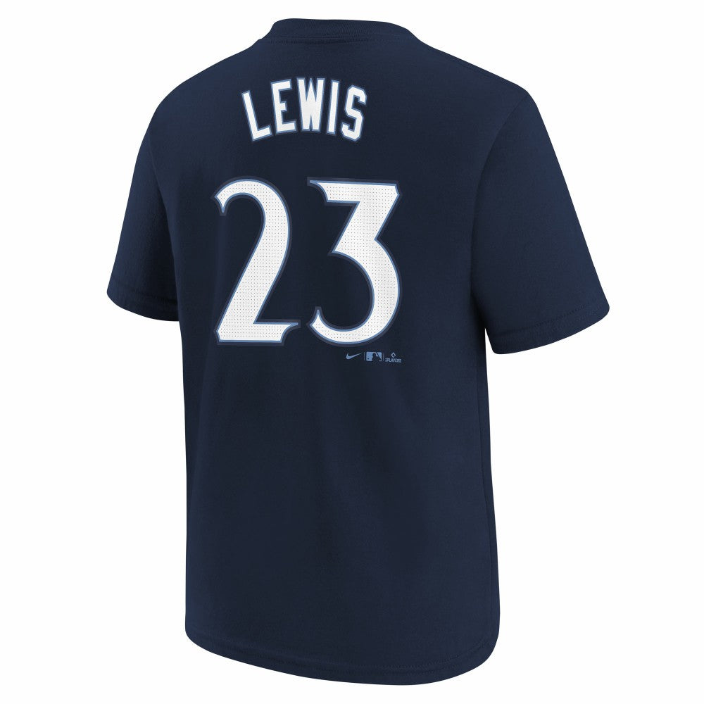 Royce Lewis Minnesota Twins Youth Fuse City Connect Name & Number T-Shirt Navy | Nike