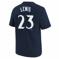 Royce Lewis Minnesota Twins Youth Fuse City Connect Name & Number T-Shirt Navy | Nike
