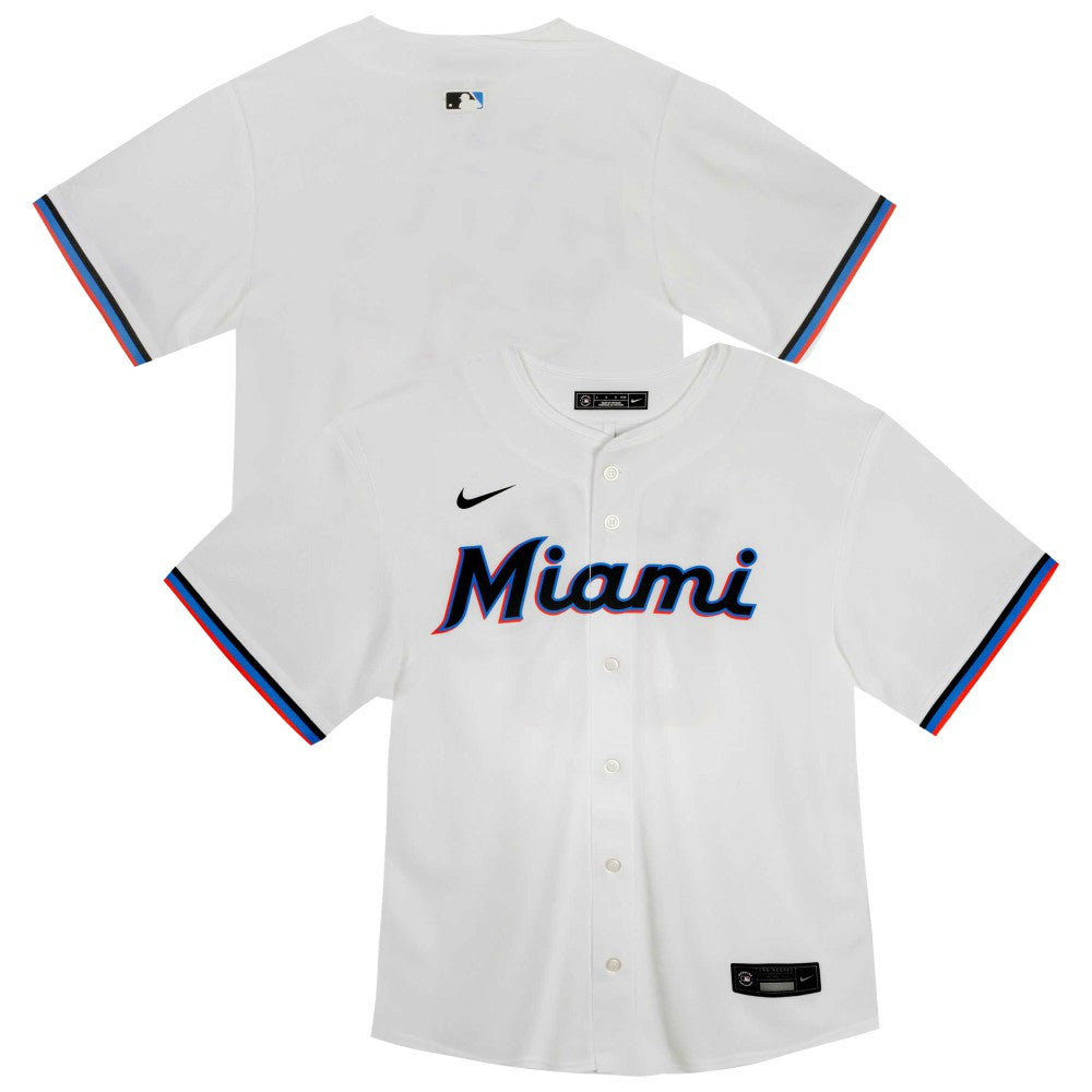 Miami Marlins Youth Home Game Jersey White | Nike
