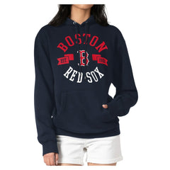 Boston Red Sox G-III 4Her by Carl Banks Women's Round Team Pullover Hoodie Navy