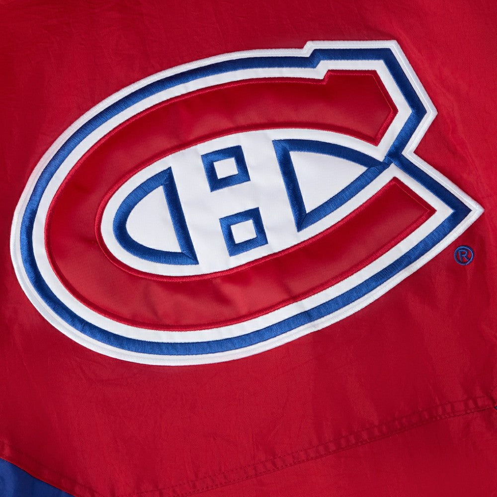 Montreal Canadiens OVO x Starter Half-Zip Hooded Jacket Red