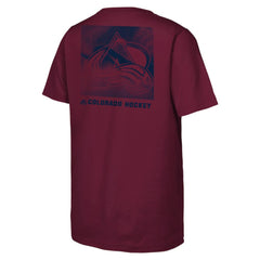 Colorado Avalanche Youth Atmosphere T-Shirt Burgundy