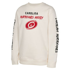 Carolina Hurricanes Youth Star Power Pullover Sweatshirt Cream