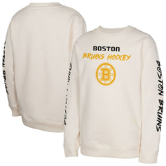 Boston Bruins Youth Star Power Pullover Sweatshirt Cream