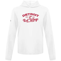 Detroit Red Wings Levelwear Anthem Ice Wall Pullover Hoodie White