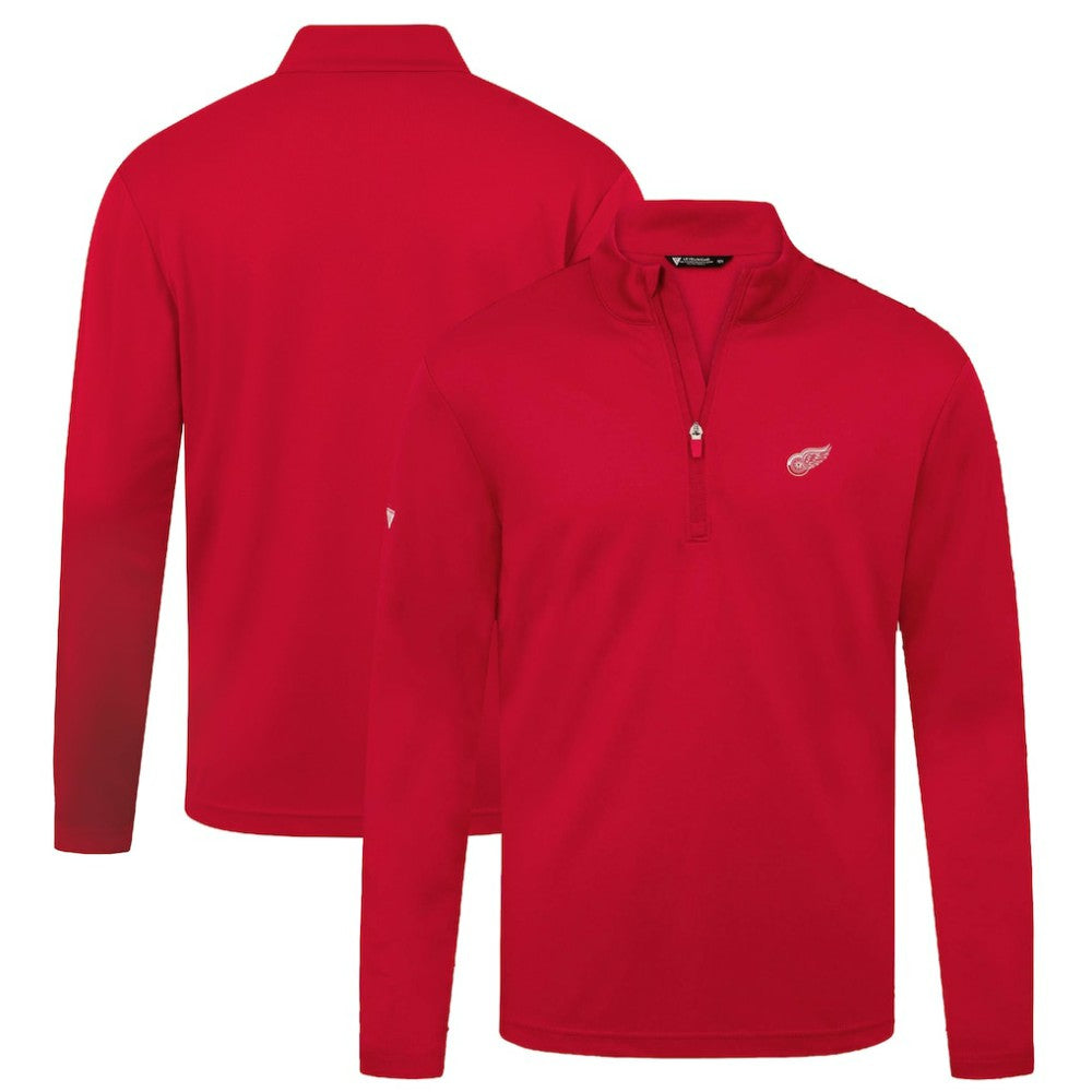 Detroit Red Wings Levelwear Heron Insignia Core Quarter-Zip Jacket Red