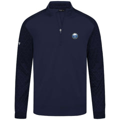 Buffalo Sabres Levelwear Aztec Insignia Core Quarter-Zip Pullover Top Navy