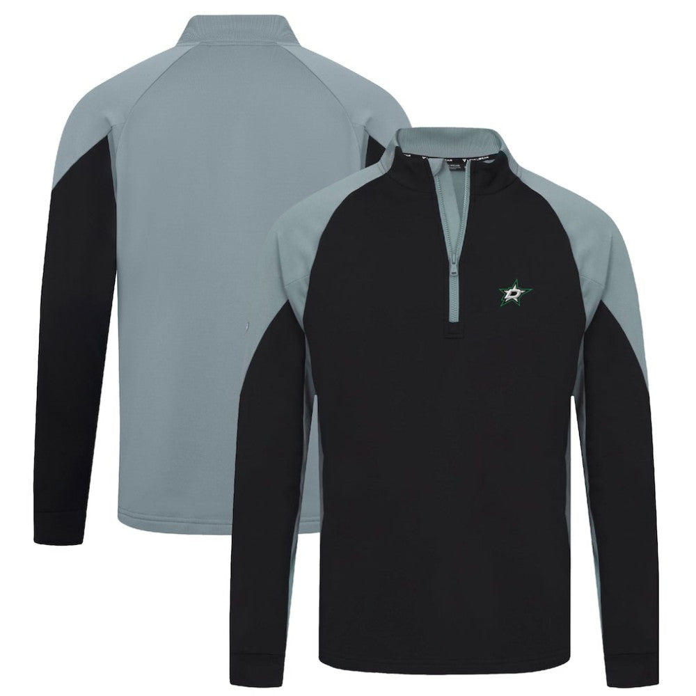 Dallas Stars Levelwear Cadet Insignia Core Quarter-Zip Pullover Top Black