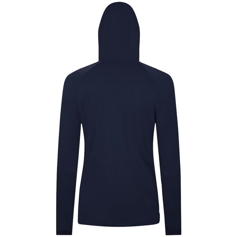 Seattle Kraken Levelwear Women's Raven Insignia Core Quarter-Zip Jacket Deep Sea Blue