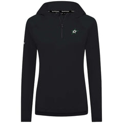 Dallas Stars Levelwear Women's Raven Insignia Core Quarter-Zip Jacket Black