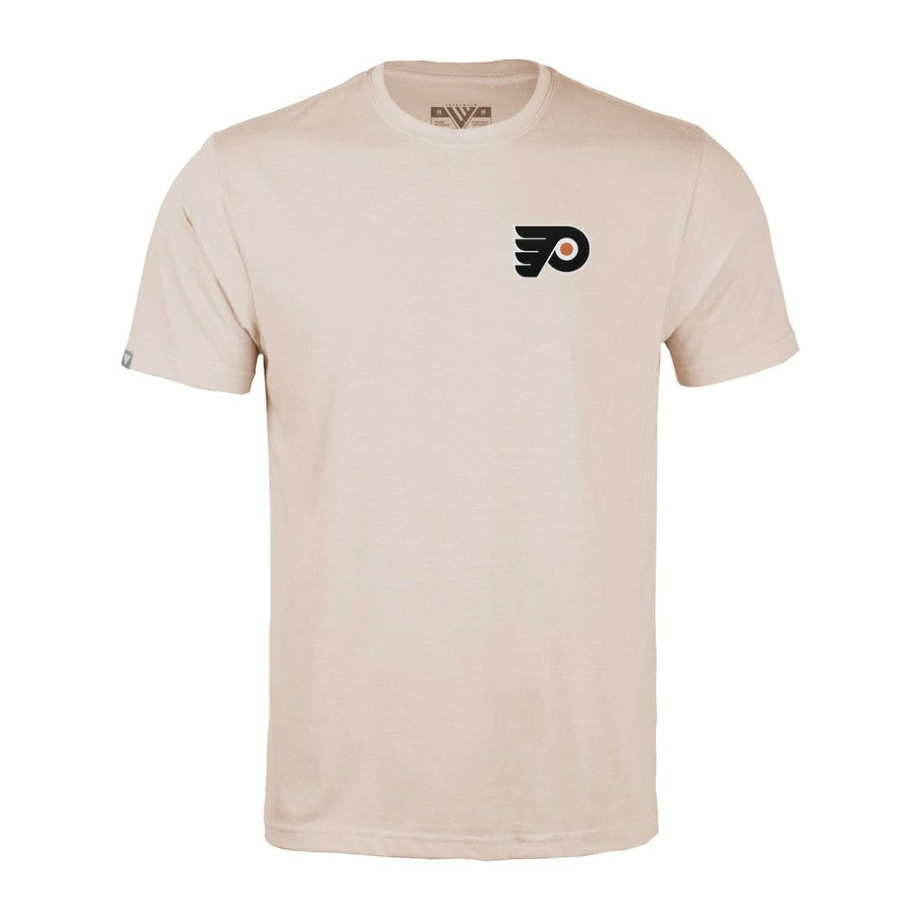 Philadelphia Flyers Levelwear Richmond Stained Glass T-Shirt Khaki