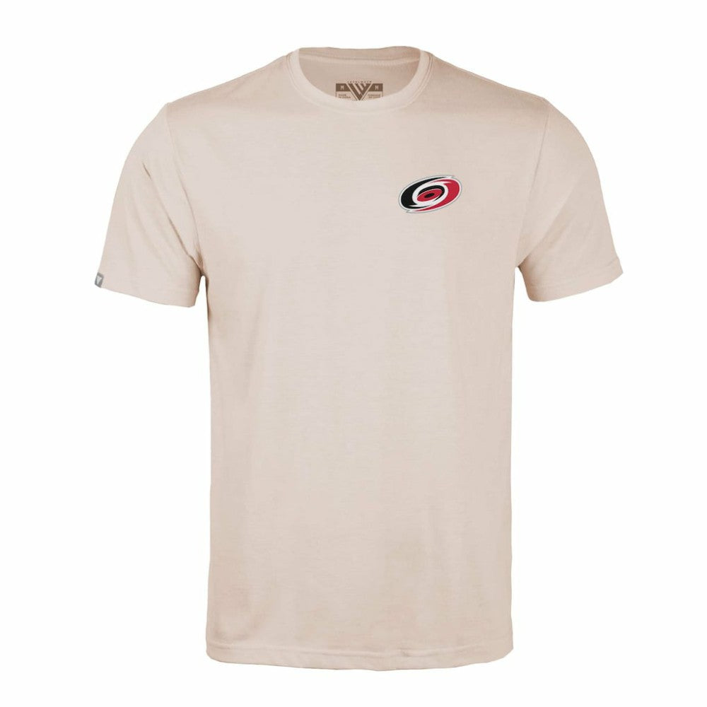 Carolina Hurricanes Levelwear Richmond Stained Glass T-Shirt Khaki
