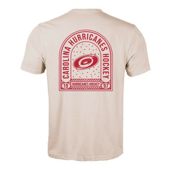 Carolina Hurricanes Levelwear Richmond Stained Glass T-Shirt Khaki