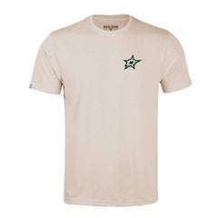 Dallas Stars Levelwear Richmond Stained Glass T-Shirt Khaki