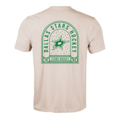 Dallas Stars Levelwear Richmond Stained Glass T-Shirt Khaki