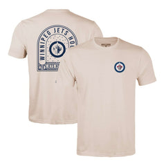 Winnipeg Jets Levelwear Richmond Stained Glass T-Shirt Khaki