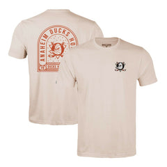 Anaheim Ducks Levelwear Richmond Stained Glass T-Shirt Khaki