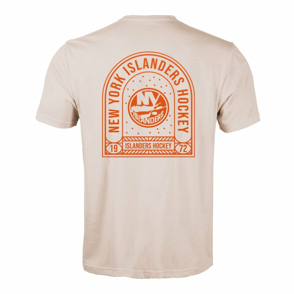 New York Islanders Levelwear Richmond Stained Glass T-Shirt Khaki