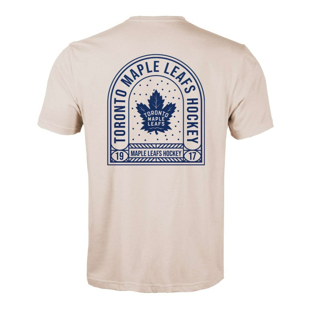 Toronto Maple Leafs Levelwear Richmond Stained Glass T-Shirt Khaki