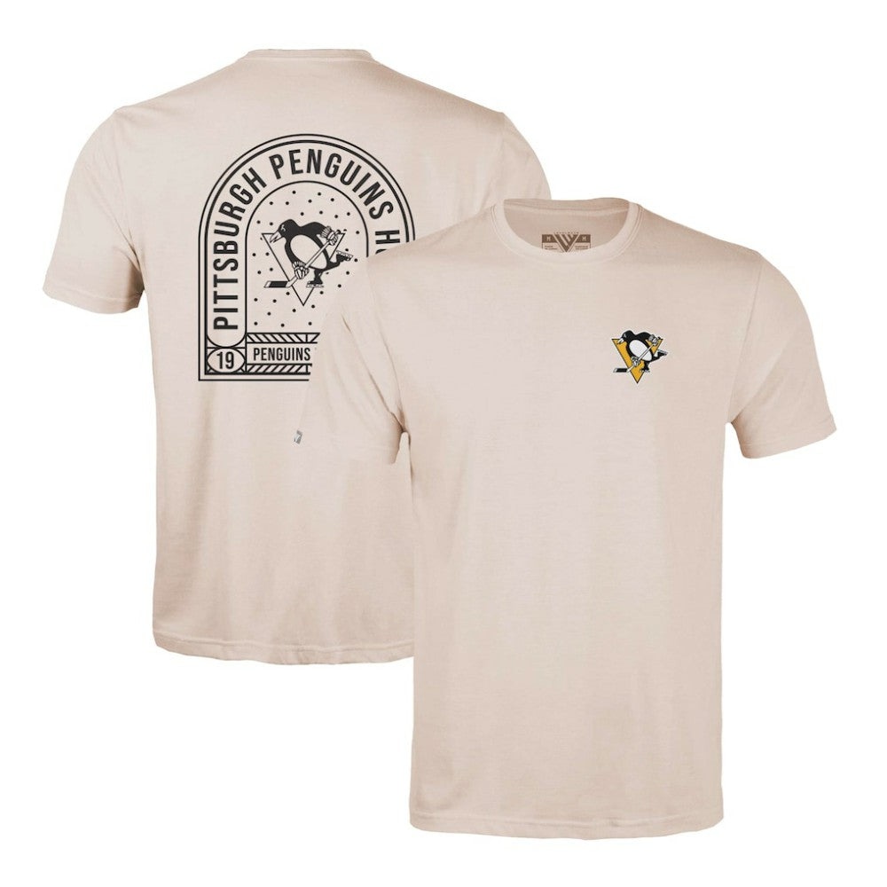 Pittsburgh Penguins Levelwear Richmond Stained Glass T-Shirt Khaki