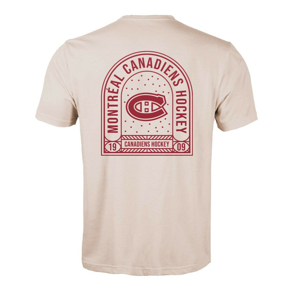 Montreal Canadiens Levelwear Richmond Stained Glass T-Shirt Khaki