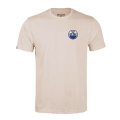 Edmonton Oilers Levelwear Richmond Stained Glass T-Shirt Khaki