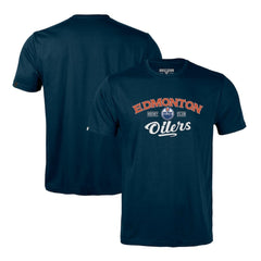 Edmonton Oilers Levelwear Richmond Ice Wall T-Shirt Navy