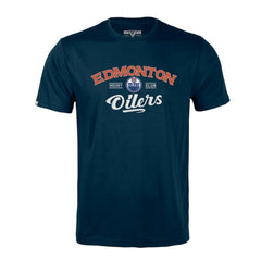 Edmonton Oilers Levelwear Richmond Ice Wall T-Shirt Navy