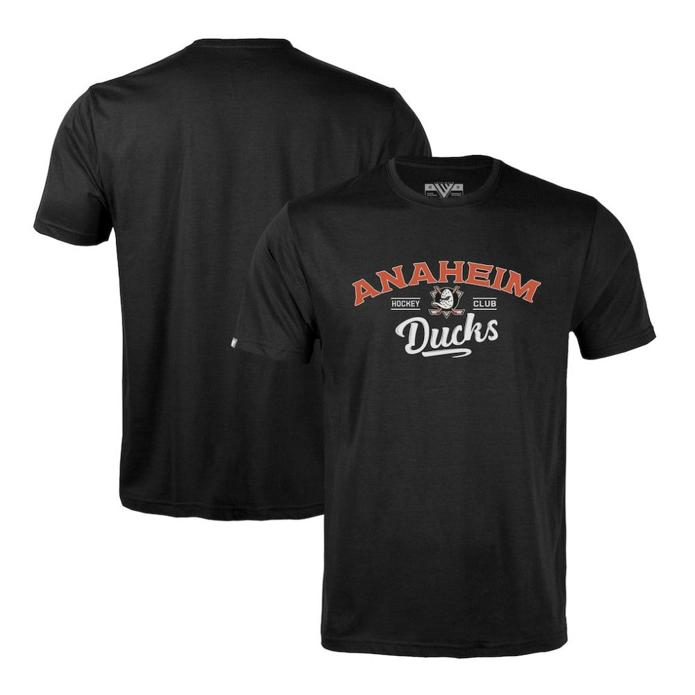 Anaheim Ducks Levelwear Richmond Ice Wall T-Shirt Black