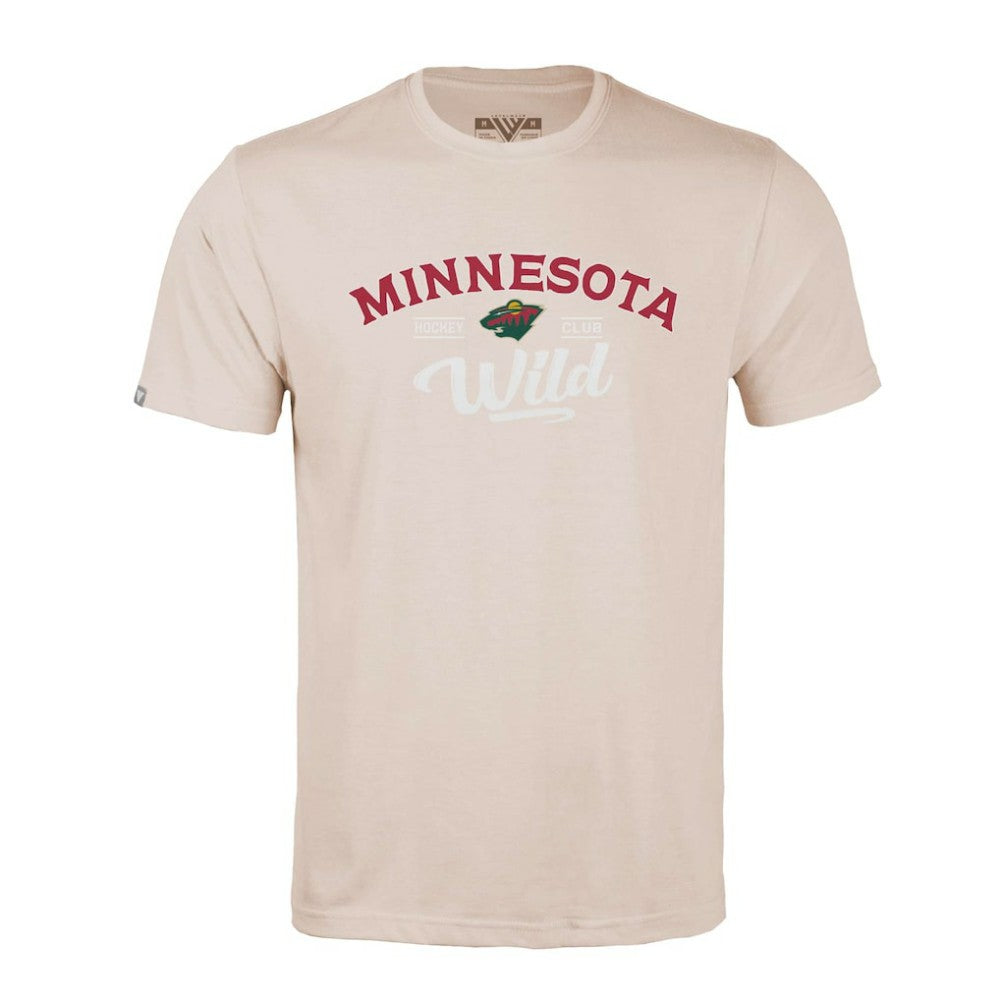 Minnesota Wild Levelwear Richmond Ice Wall T-Shirt Khaki