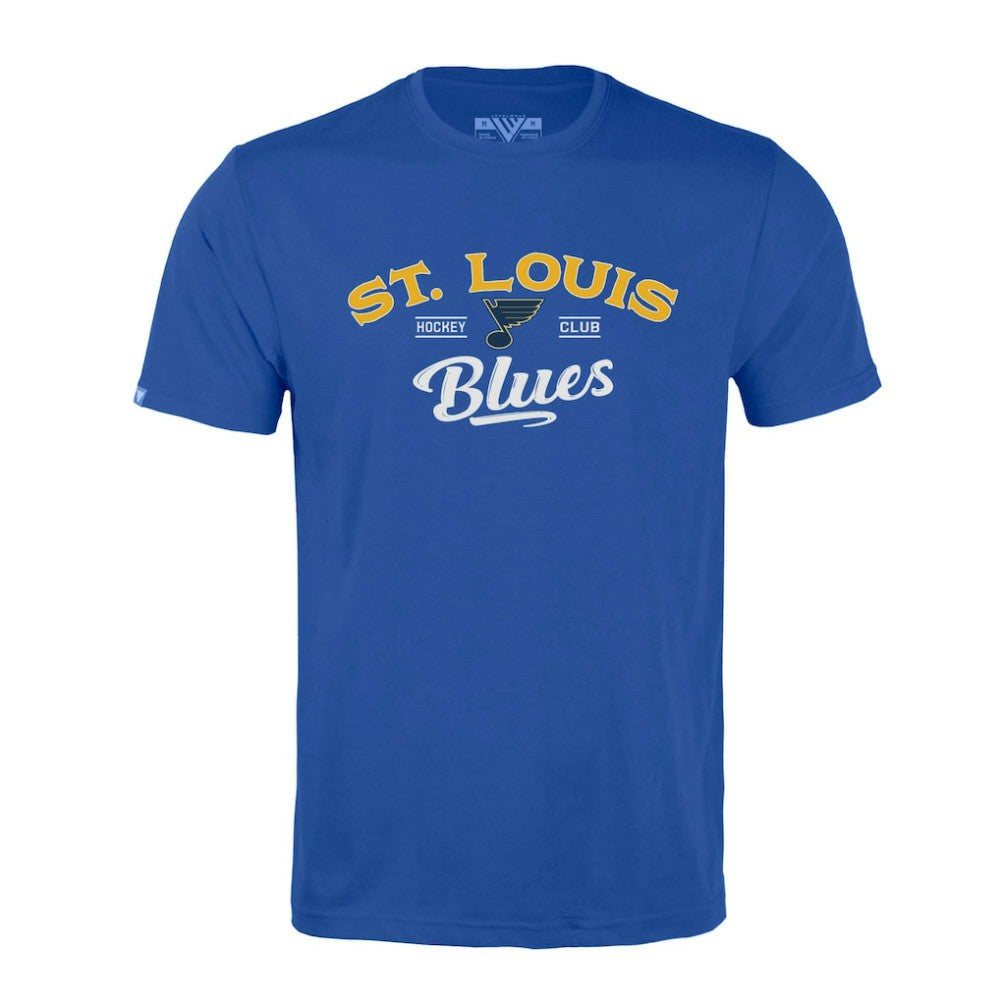 St. Louis Blues Levelwear Richmond Ice Wall T-Shirt Blue