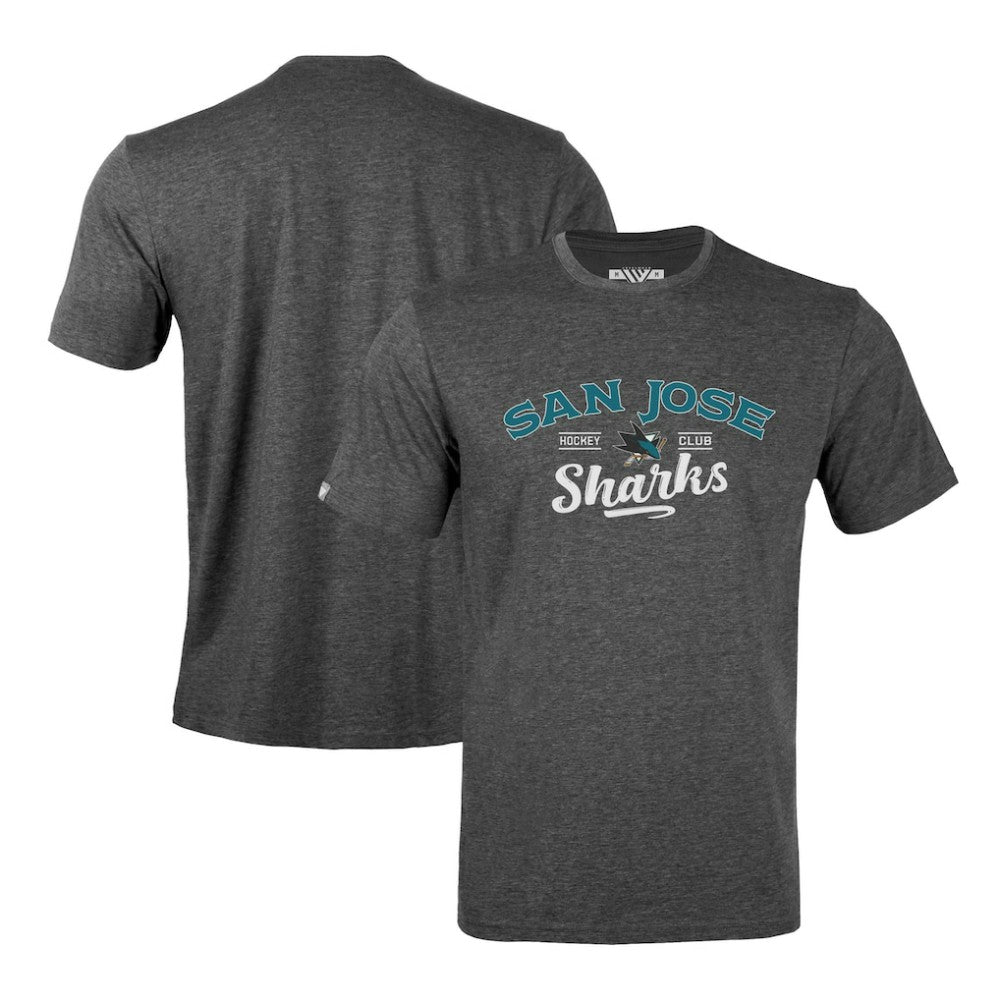San Jose Sharks Levelwear Richmond Ice Wall T-Shirt Gray