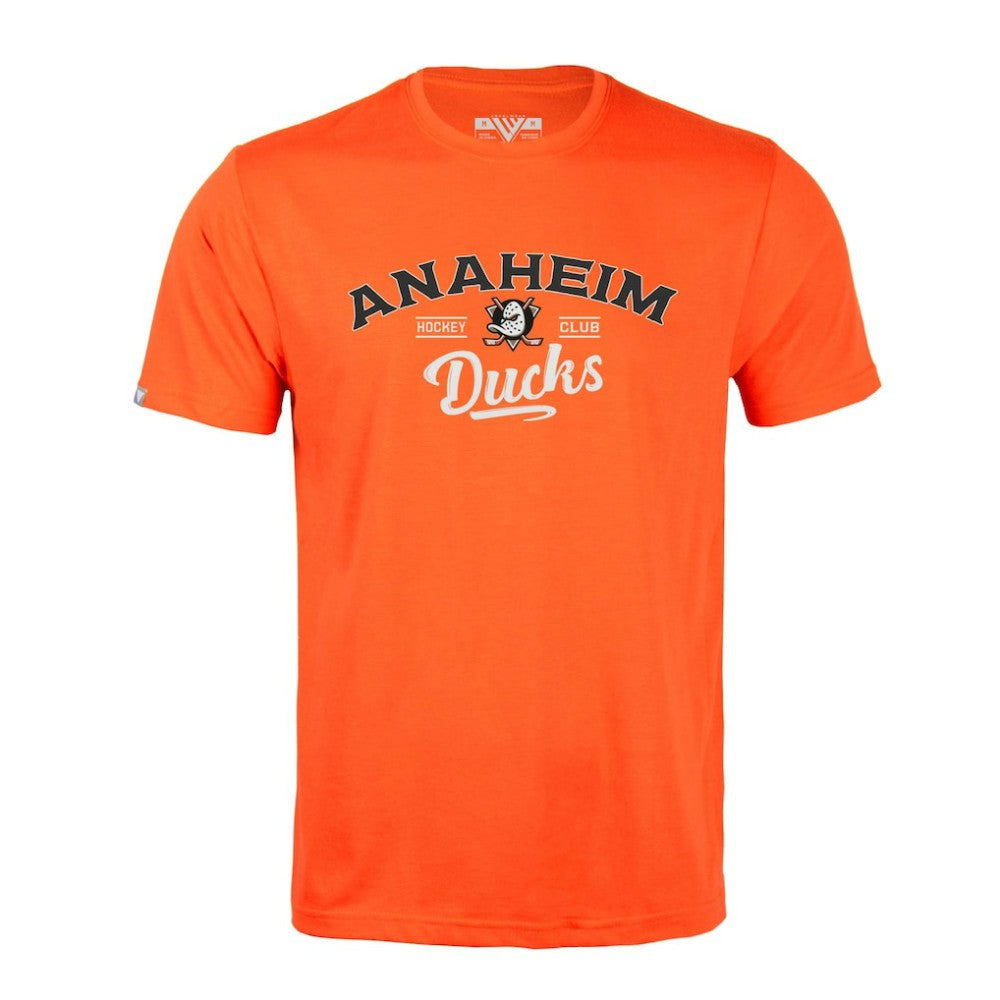 Anaheim Ducks Levelwear Richmond Ice Wall T-Shirt Orange