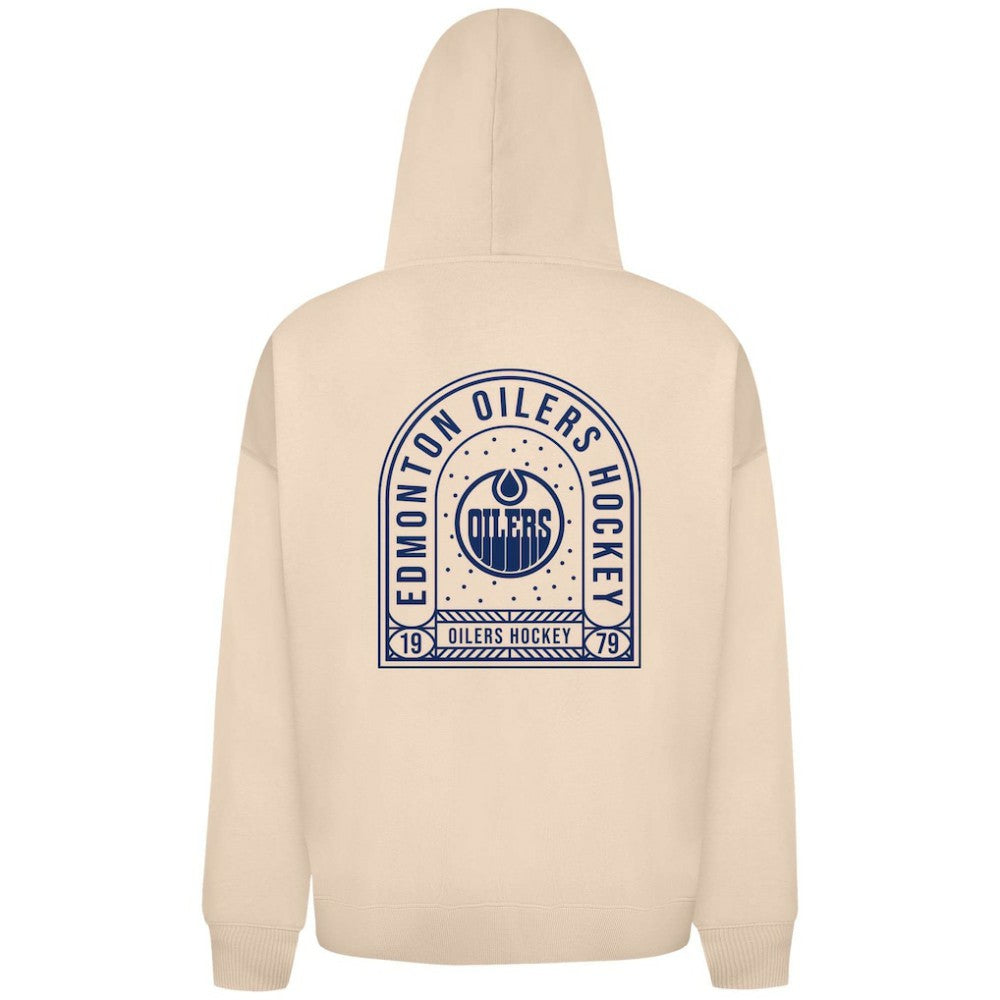 Edmonton Oilers Levelwear Uphill Stained Glass Full-Zip Hoodie Jacket Khaki