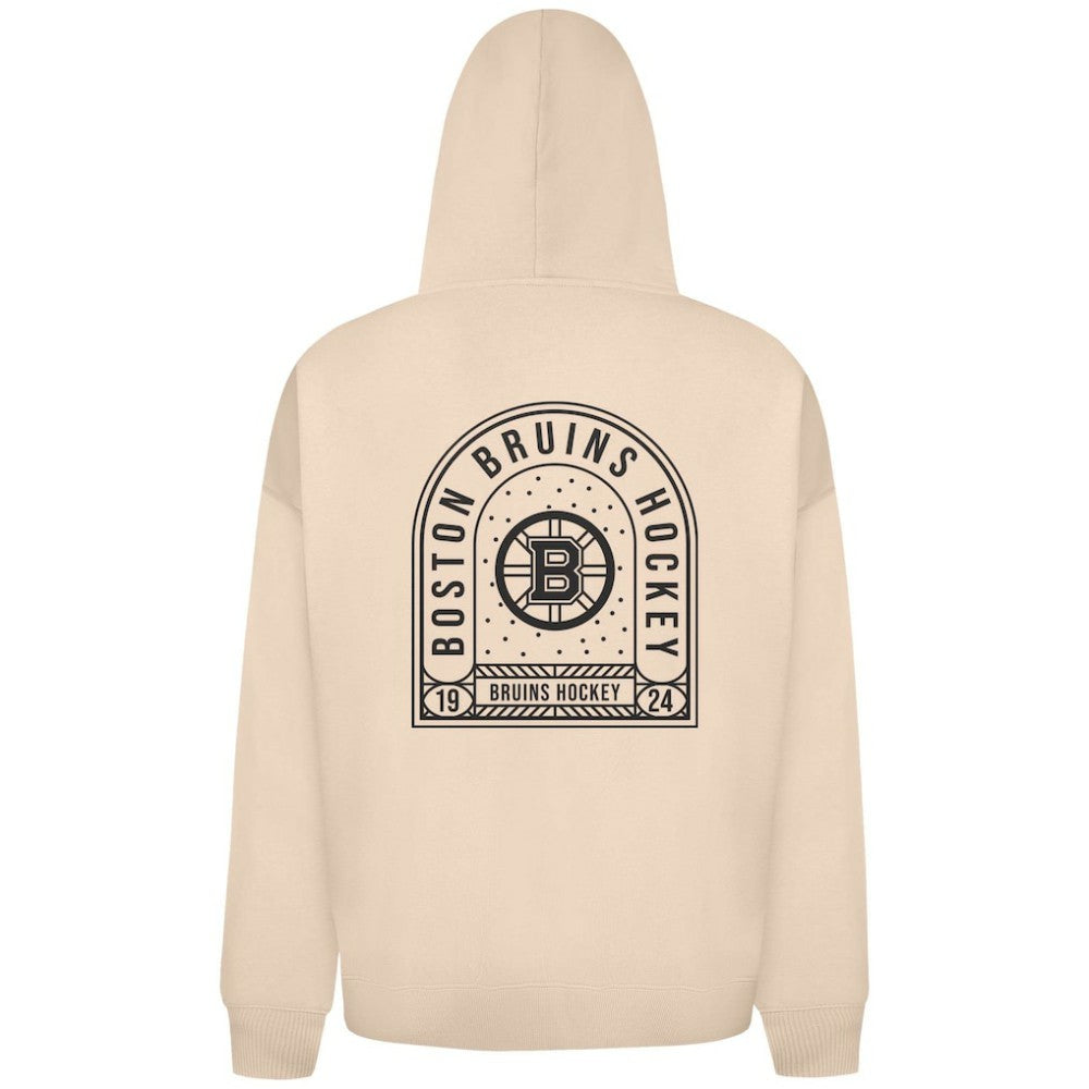 Boston Bruins Levelwear Uphill Stained Glass Full-Zip Hoodie Jacket Khaki