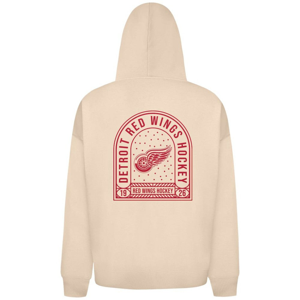 Detroit Red Wings Levelwear Uphill Stained Glass Full-Zip Hoodie Jacket Khaki