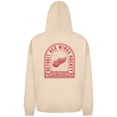 Detroit Red Wings Levelwear Uphill Stained Glass Full-Zip Hoodie Jacket Khaki