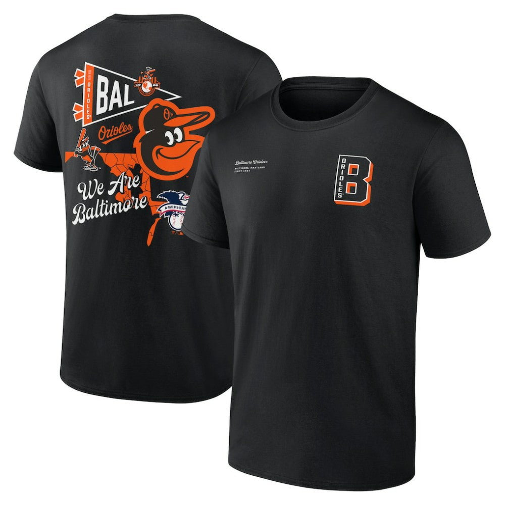 Baltimore Orioles Split Zone T-Shirt Black