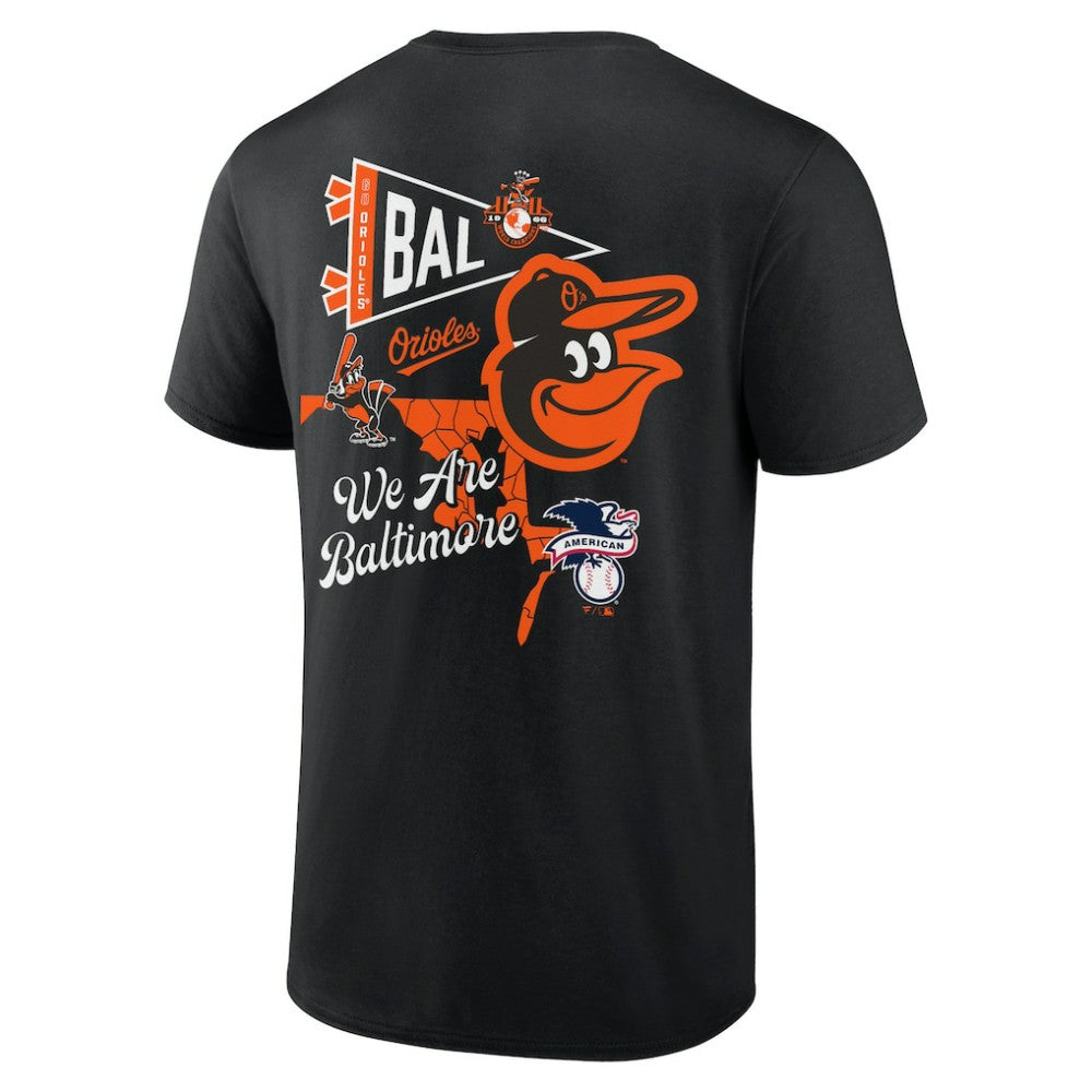 Baltimore Orioles Split Zone T-Shirt Black