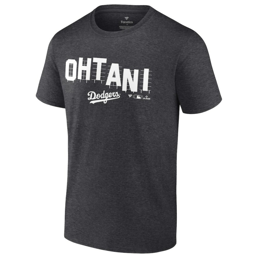 Shohei Ohtani Los Angeles Dodgers Hollywood T-Shirt Charcoal