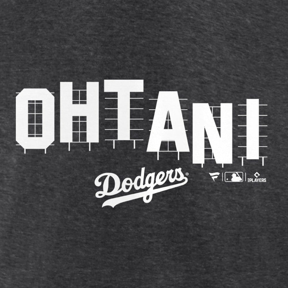 Shohei Ohtani Los Angeles Dodgers Hollywood T-Shirt Charcoal