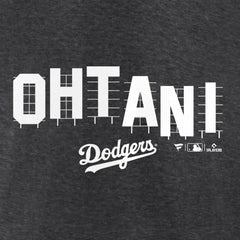 Shohei Ohtani Los Angeles Dodgers Hollywood T-Shirt Charcoal